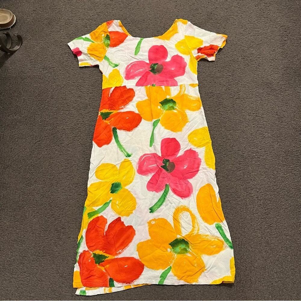 Jams World Floral Hawaiian Knee Length Dress - Picture 3 of 8